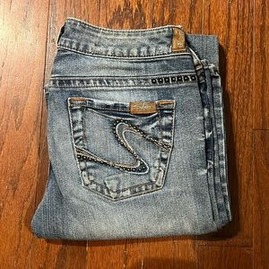 Silver jeans, 27x35